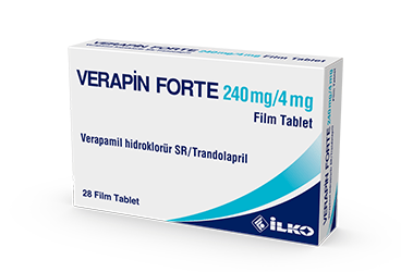 VERAPIN FORTE 240 MG/4 MG 28 FILM TABLET